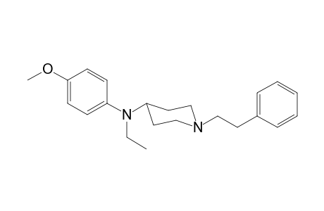 N-ethyl-N-(4-methoxyphenyl)-1-(2-phenylethyl)piperidin-4-amine