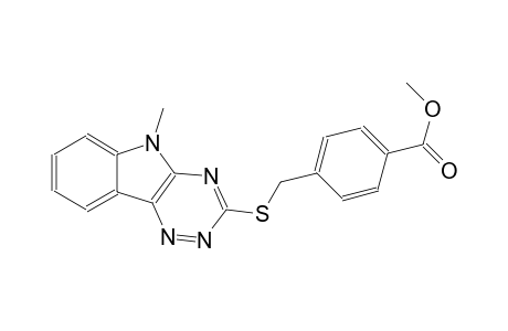 benzoic acid, 4-[[(5-methyl-5H-[1,2,4]triazino[5,6-b]indol-3-yl)thio]methyl]-, methyl ester
