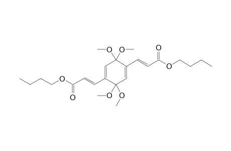 (E)-3-[4-[(E)-3-butoxy-3-keto-prop-1-enyl]-3,3,6,6-tetramethoxy-cyclohexa-1,4-dien-1-yl]acrylic acid butyl ester
