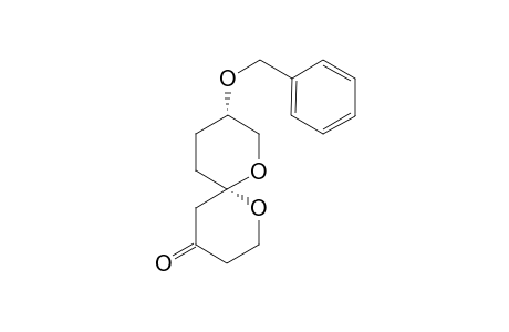 (6R,9S)-9-Benzyloxy-1,7-dioxaspiro[5.5]undecan-4-one