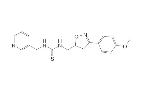 N-{[3-(4-methoxyphenyl)-4,5-dihydro-5-isoxazolyl]methyl}-N'-(3-pyridinylmethyl)thiourea