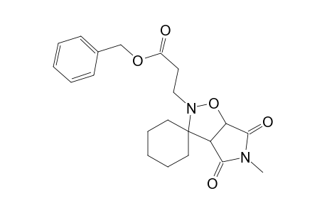2,2-Spiropentamethylene-3-(2'-benzyloxycarbonylethyl)-7-methyl-3,7-diaza-4-oxabicyclo[3.3.0]octane-6,8-dione