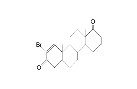2-Bromo-D-homo-1,16-androstadiene-3,17a-dione