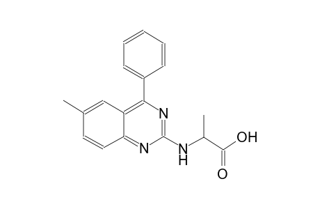 alanine, N-(6-methyl-4-phenyl-2-quinazolinyl)-
