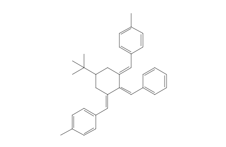 1,3-Bis(4-methylbenzylidene)-2-benzylidene-5-tert-butylcyclohexane