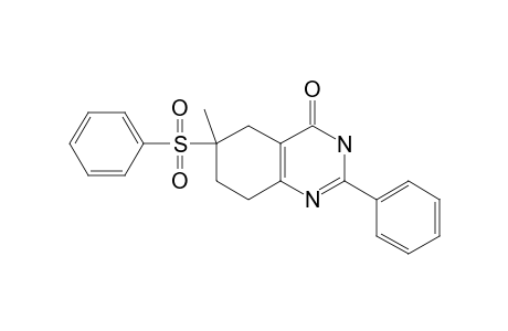 6-METHYL-2-PHENYL-6-(PHENYLSULFONYL)-5,6,7,8-TETRAHYDRO-3H-QUINAZOLIN-4(3H)-ONE