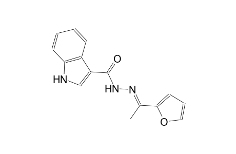 N'-[(E)-1-(2-furyl)ethylidene]-1H-indole-3-carbohydrazide