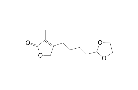 3-[4-(1,3-dioxolan-2-yl)butyl]-4-methyl-2H-furan-5-one