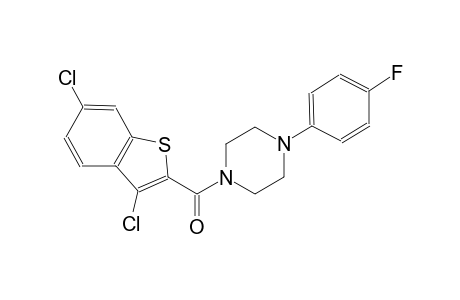 1-[(3,6-dichloro-1-benzothien-2-yl)carbonyl]-4-(4-fluorophenyl)piperazine