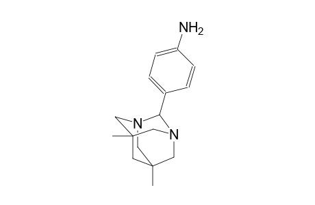 benzenamine, 4-(5,7-dimethyl-1,3-diazatricyclo[3.3.1.1~3,7~]dec-2-yl)-