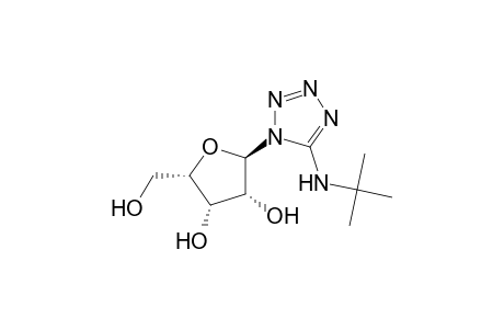 1H-Tetrazol-5-amine, N-(1,1-dimethylethyl)-1-.beta.-D-ribofuranosyl-