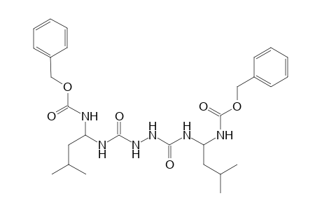 1-[1-(Benzyloxycarbonylamino)-isopentylcarbomyl]-4-[1-(benzyloxycarbonylamino)isopentyl]semicarbazide
