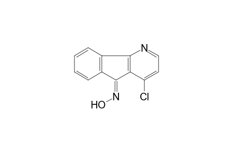 4-Chloro-indeno[1,2-b]pyridin-5-one oxime