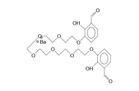 3,3'-(3,6,9,12,15-Pentaoxa-heptadecane-1,17-diyloxy)-bis(2-hydroxy-benzaldehyde) barium dication complex