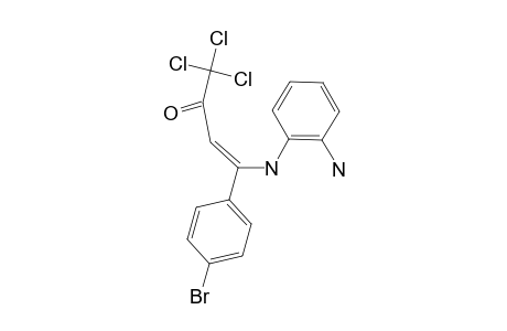 N-[1-(PARA-BROMOPHENYL)-3-OXO-4,4,4-TRICHLORO-1-BUTEN-1-YL]-ORTHO-PHENYLENEDIAMINE