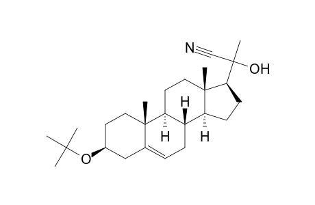 Pregn-5-ene-20-carbonitrile, 3-(1,1-dimethylethoxy)-20-hydroxy-, (3.beta.)-