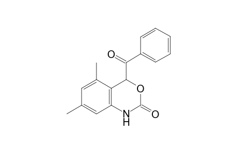 5,7-Dimethyl-4-benzoyl-1,4-dihydro-2H-indol-3,1-benzoxazin-2-one
