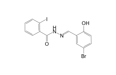 N'-[(E)-(5-Bromo-2-hydroxyphenyl)methylidene]-2-iodobenzohydrazide