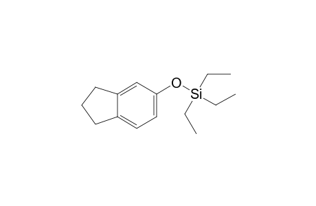 triethyl(indan-5-yloxy)silane