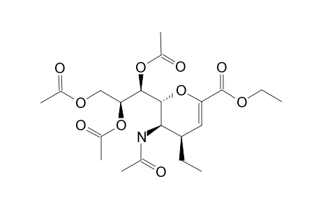 ETHYL_5-ACETAMIDO-7,8,9-TRI-O-ACETYL-2,6-ANHYDRO-3,4,5-TRIDEOXY-4-ETHYL-D-GLYCERO-D-TALO-NON-2-ENONATE