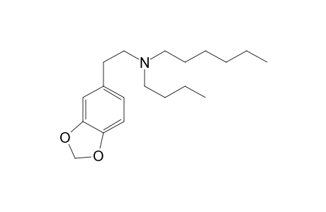 N-Butyl-N-hexyl-3,4-methylenedioxyphenethylamine