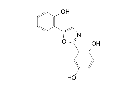 2-(2',5'-Dihydroxyphenyl)-5-(2''-hydroxyphenyl)oxazole