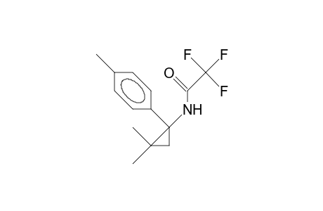 N-(2,2-Dimethyl-1-<4-tolyl>-1-cyclopropyl)-trifluoroacetamide