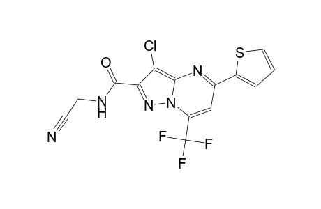 3-chloro-N-(cyanomethyl)-5-(2-thienyl)-7-(trifluoromethyl)pyrazolo[1,5-a]pyrimidine-2-carboxamide