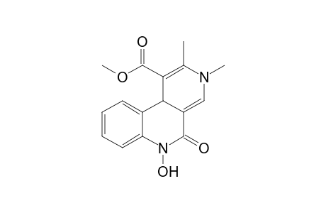 1-Methoxycarbonyl-6-hydroxy-5-oxo-2,3-dimethyl-3,10b-dihydrobenzo(c)[2,7]naphtyridine