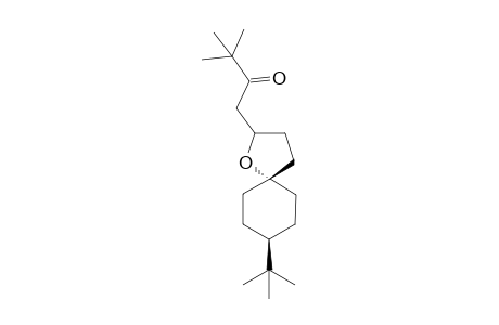 trans-8-(tert-Butyl)-2-(tert-butylcarbonylmethyl)-1-oxaspiro[4,5]decane