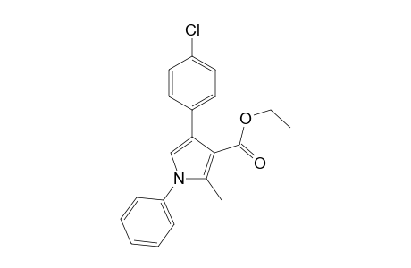 Ethyl 4-(4-chlorophenyl)-2-methyl-1-phenyl-1H-pyrrole-3-carboxylate