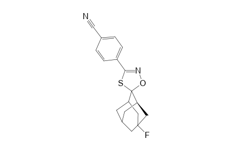(Z)-5-Fluoro-3'-(4-cyanophenyl)adamantane-2-spiro-5'-(delta.(2)-1',4',2'-oxathiazoline)