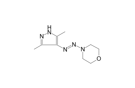 4-[(E)-(3,5-dimethyl-1H-pyrazol-4-yl)diazenyl]morpholine