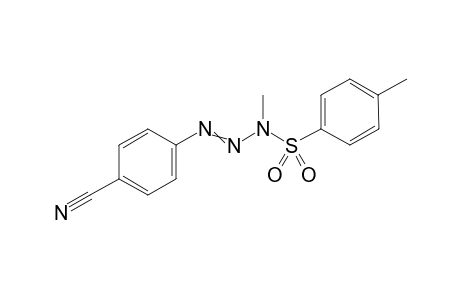 1-(4-cyanophenyl)-3-tosyl-3-methyltriazene