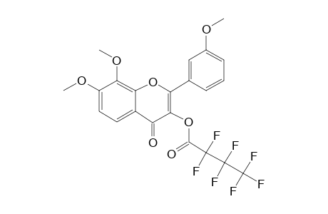 3-(Heptafluorobutyryl)oxy-7,8,3'-trimethoxyflavone