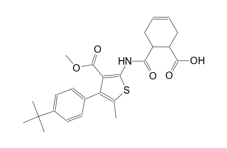 6-({[4-(4-tert-butylphenyl)-3-(methoxycarbonyl)-5-methyl-2-thienyl]amino}carbonyl)-3-cyclohexene-1-carboxylic acid