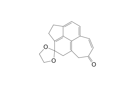 Spiro[cyclohept[fg]acenaphthylene-5(8H),2'-[1,3]dioxolan]-8-one, 1,2,6,7-tetrahydro-