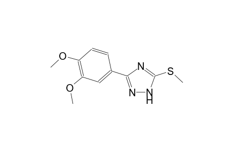 3-(3,4-dimethoxyphenyl)-5-(methylsulfanyl)-1H-1,2,4-triazole