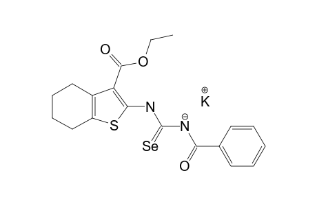 ETHYL-2-(3-BENZOYLSELENOUREIDO)-4,5,6,7-TETRAHYDROBENZO-[1]-THIOPHENE-3-CARBOXYLATE-POTASSIUM-SALT