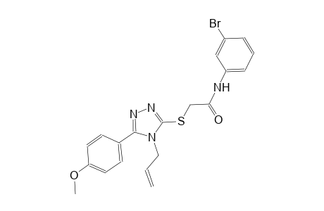 2-{[4-allyl-5-(4-methoxyphenyl)-4H-1,2,4-triazol-3-yl]sulfanyl}-N-(3-bromophenyl)acetamide