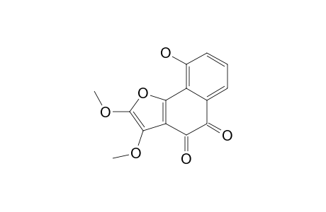 CRATAEQUINONE_B;11,12-DIMETHOXY-5-HYDROXY-3,4-FURO-1,2-NAPHTHOQUINONE