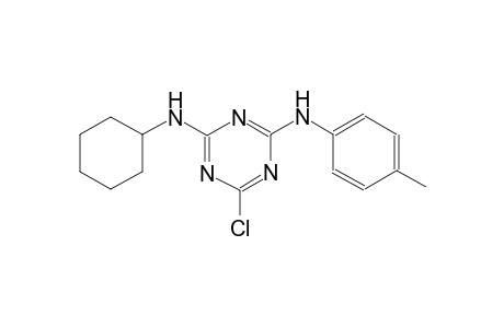6-Chloranyl-N2-cyclohexyl-N4-(4-methylphenyl)-1,3,5-triazine-2,4-diamine