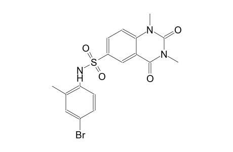 N-(4-bromo-2-methylphenyl)-1,3-dimethyl-2,4-dioxo-1,2,3,4-tetrahydro-6-quinazolinesulfonamide