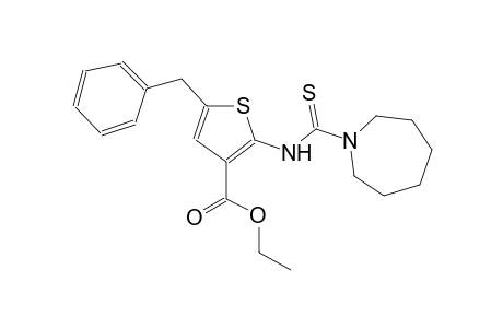 ethyl 5-benzyl-2-[(hexahydro-1H-azepin-1-ylcarbothioyl)amino]-3-thiophenecarboxylate