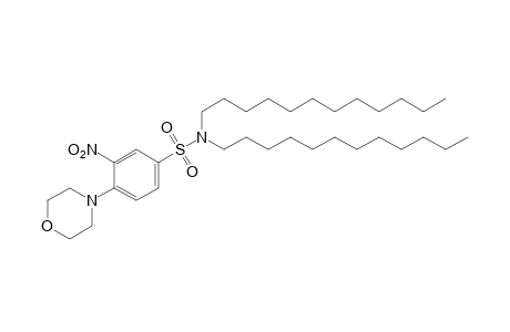 N,N-didodecyl-4-morpholino-3-nitrobenzenesulfonamide