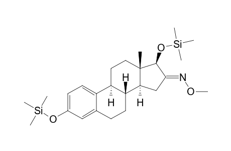 ESTRA-1,3,5(10)-TRIENE-3,17.BETA.-DIOL-16-ONE(16-O-METHYLOXIME-3,17.BETA.-DI-TRIMETHYLSILYL ETHER)