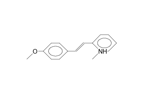 2-(4-Methoxy-styryl)-N-methyl-pyridinium cation