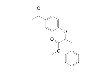 Methyl 2-(4-acetyl-phenoxy)-3-phenyl-propanoate