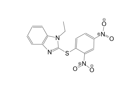 2-[(2,4-dinitrophenyl)sulfanyl]-1-ethyl-1H-benzimidazole