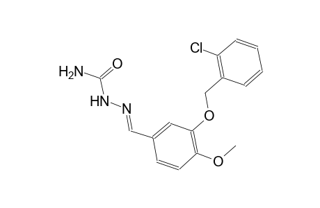 3-[(2-chlorobenzyl)oxy]-4-methoxybenzaldehyde semicarbazone